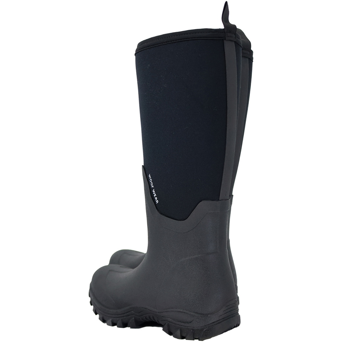 2025 Woof Wear Long Work Boot WF0040-BKBK - Black